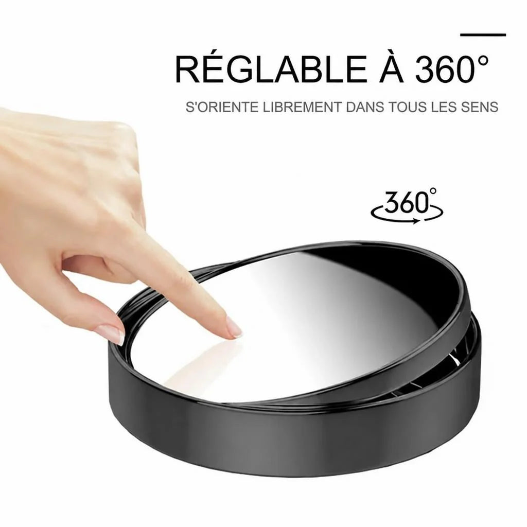 Miroirs d'angle mort 360°, la paire pour voiture et pick-up