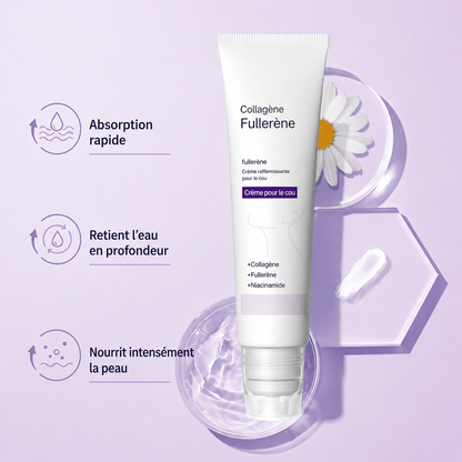✨ Crème de massage à rouleau — 🧴 Enrichie en rétinol et acide hyaluronique | Raffermit le cou, réduit les rides et le double menton