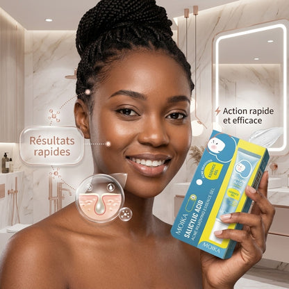 Gel Anti-Acné Traitant Rapide et Efficace pour Peau Lisse. Resserrer les pores, éliminer les cicatrices et taches  ✅ Résultats visibles dès les premières applications