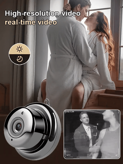 📸Mini caméra Wi-Fi HD 1080p avec vision nocturne intégrée