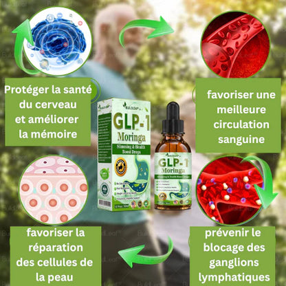 GLP-1 Gouttes Minceur à la Moringa ✅ Brûleur de graisse 100 % naturel, développé par des experts en perte de poids. Pour une silhouette affinée et une santé renforcée.