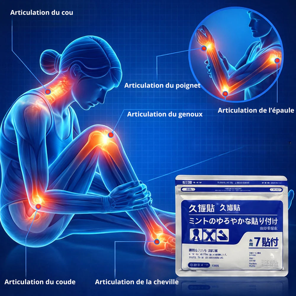 Patchs anti-douleur au gingembre