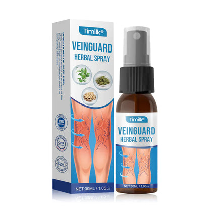 Spray à base de plantes Timilk® VeinGuard - ✅ Cliniquement prouvé pour éliminer les varices en seulement 7 jours !