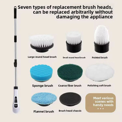 Brosse Électrique nettoyante 9 en 1 Rotative Sans Fil – Nettoyage Intelligent 360°