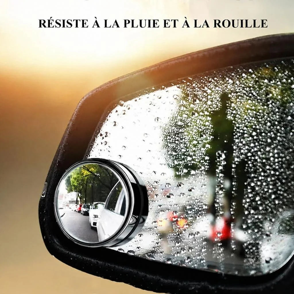 Miroirs d'angle mort 360°, la paire pour voiture et pick-up